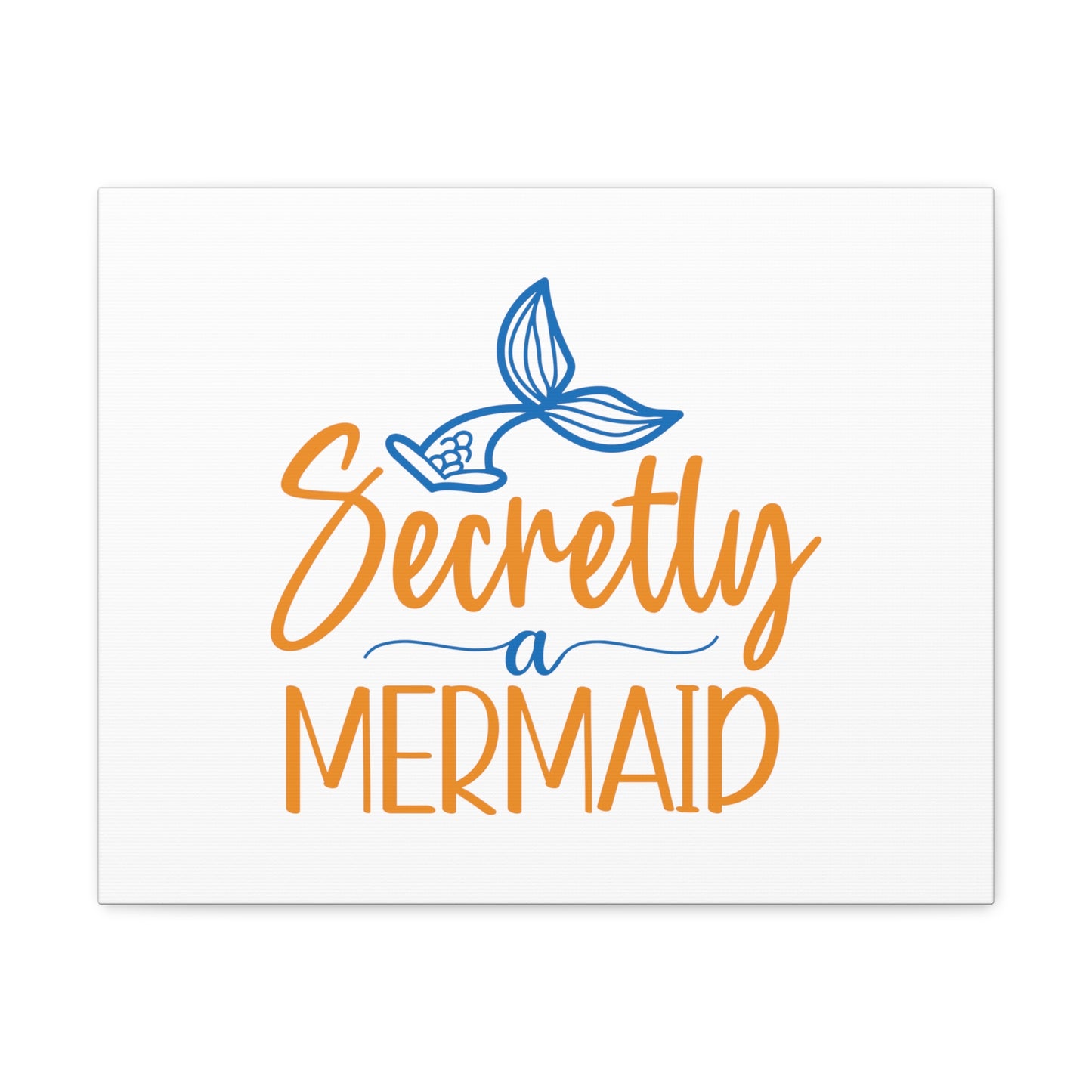 Secretly A Mermaid, Mermaid Wall Art, Coastal Mermaid Decor, Beach House Mermaid Signs, Nautical Mermaid Decor, Mermaid Nursery Wall Decor - SaviTraviDesigns