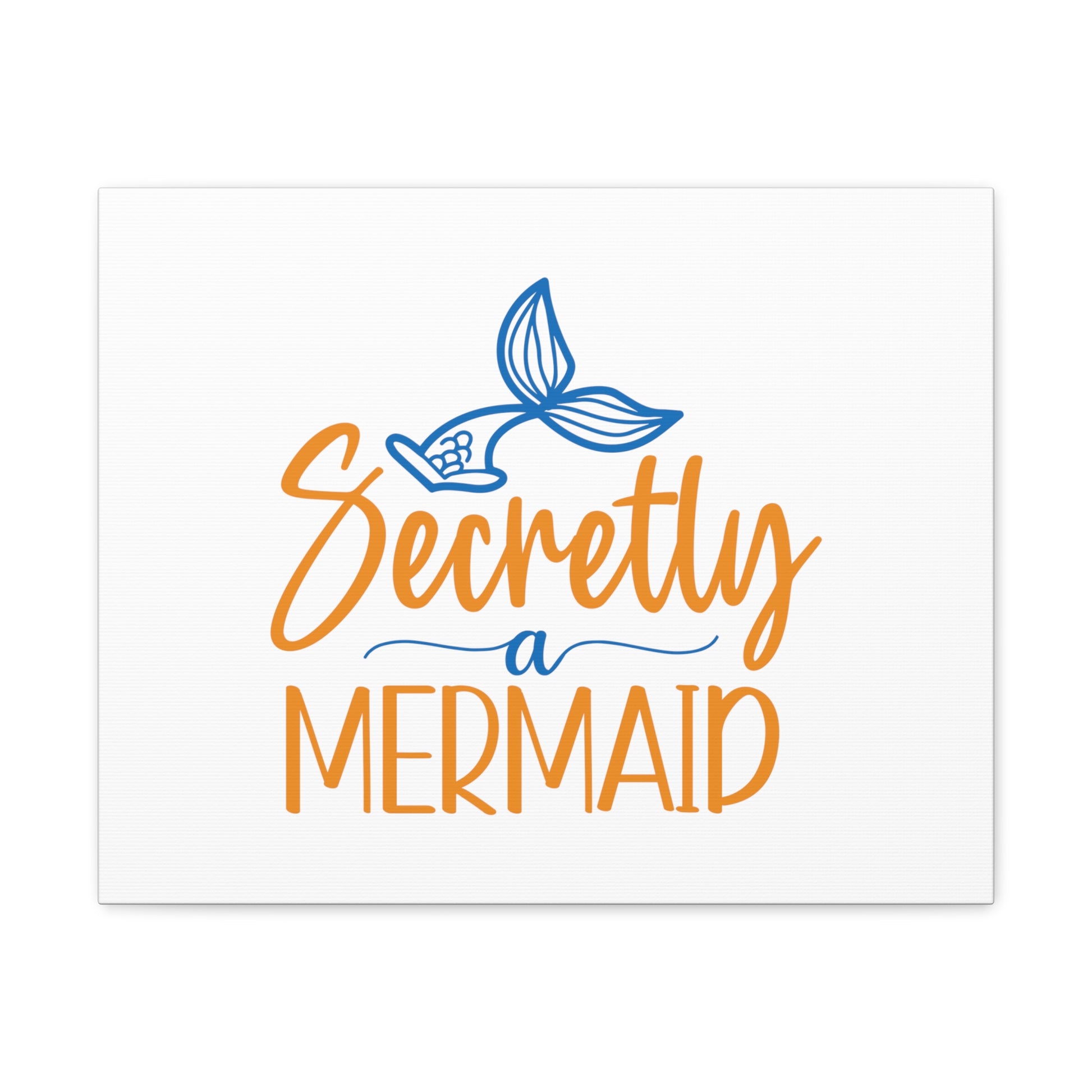 Secretly A Mermaid, Mermaid Wall Art, Coastal Mermaid Decor, Beach House Mermaid Signs, Nautical Mermaid Decor, Mermaid Nursery Wall Decor - SaviTraviDesigns