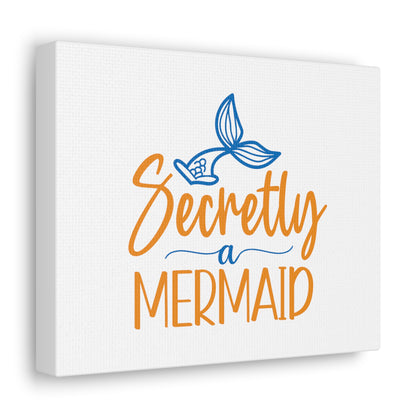 Secretly A Mermaid, Mermaid Wall Art, Coastal Mermaid Decor, Beach House Mermaid Signs, Nautical Mermaid Decor, Mermaid Nursery Wall Decor - SaviTraviDesigns