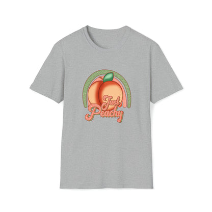 Just Peachy |Beach Lifestyle Shirts | Summer Vibe Apparel Sport Grey