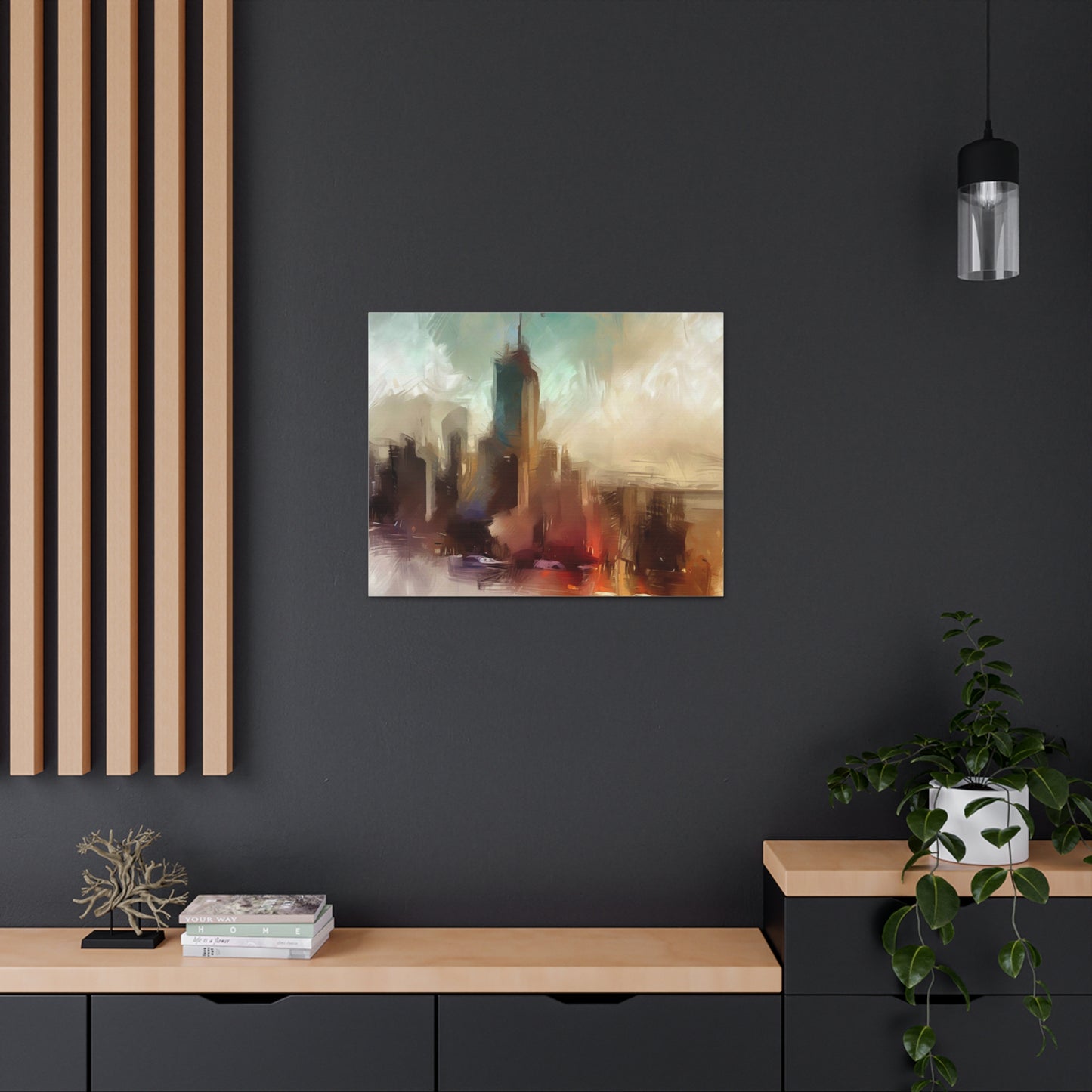 Cityscape wall art, city wall art, city art, Canvas Gallery Wraps