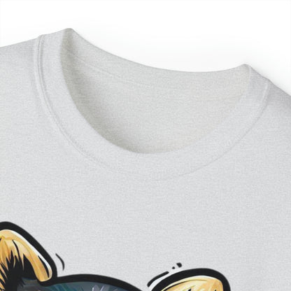 Raccoon Shirt, Graffiti Print Shirt, Unisex Ultra Cotton Tee, Golden Raccoon - SaviTraviDesigns