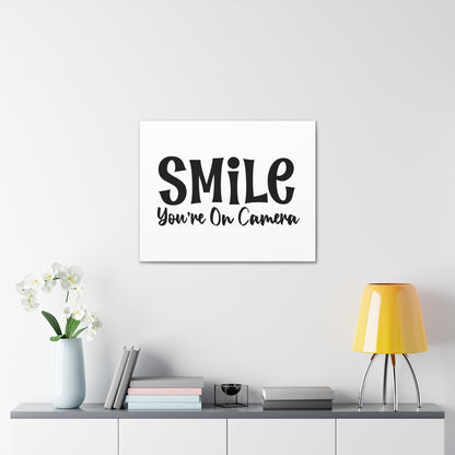 Smile You are on Camera, Home decor quotes, House and home signs, Inspirational home quotes, Home sweet home signs, Welcome home signs, Family home quotes, Living room wall quotes - SaviTraviDesigns