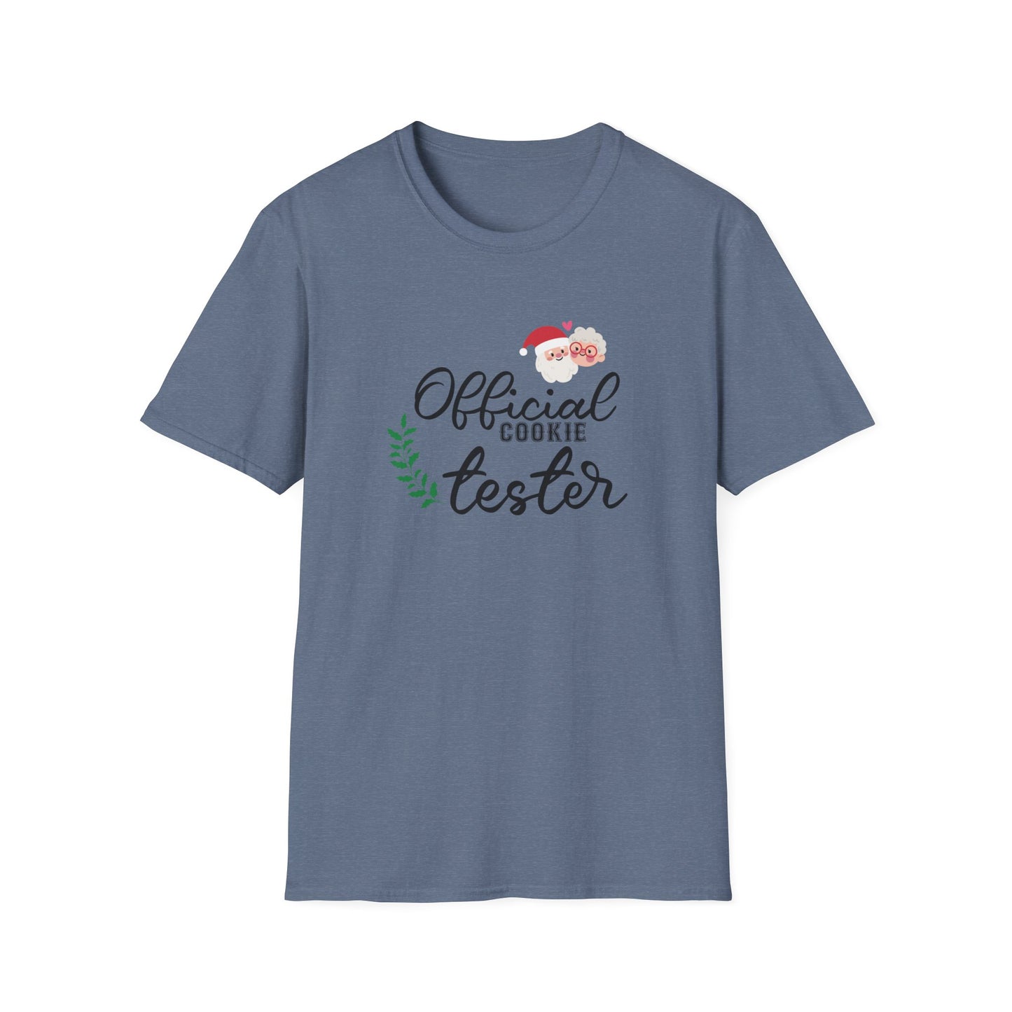 Official Cookie Tester Graphic T Shirt Heather Indigo