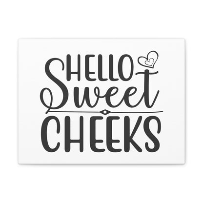 Hello Sweet Cheeks, Rustic Bathroom Decor, Farmhouse Bathroom Signs, Modern Bathroom Wall Decor, Funny Bathroom Signs, Bathroom Wall Art Ideas - SaviTraviDesigns