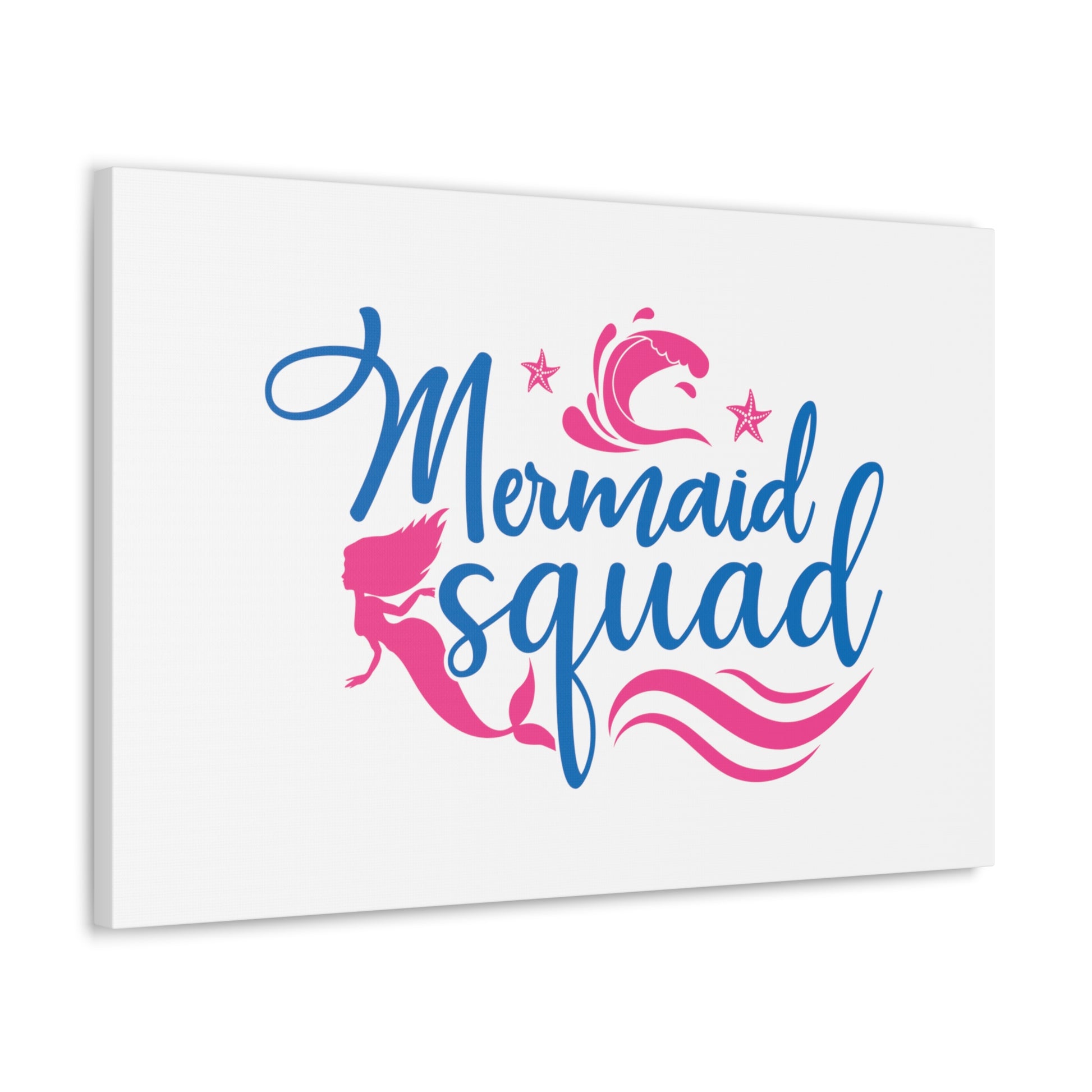 Mermaid Squad, Mermaid Wall Art, Coastal Mermaid Decor, Beach House Mermaid Signs, Nautical Mermaid Decor, Mermaid Nursery Wall Decor - SaviTraviDesigns