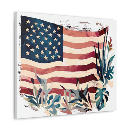 American Flag wall art, Flag wall art, Canvas Gallery Wraps - SaviTraviDesigns