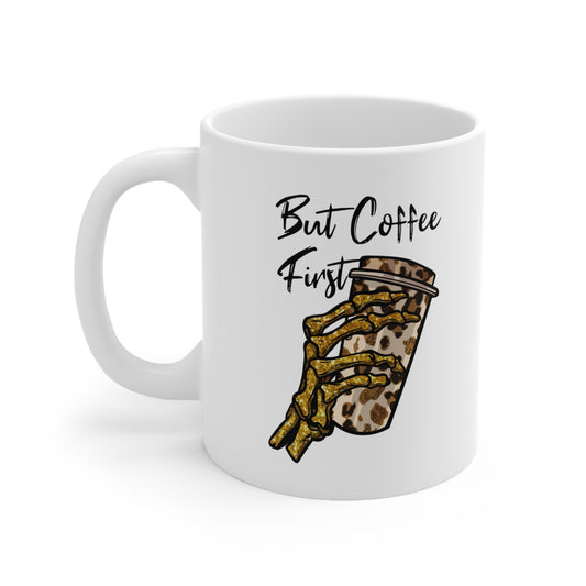 But Coffee First, Personalized Mug Designs, Creative Coffee Cups, Unique Mug Artwork, Printed Coffee Mugs, Artist-Designed Mugs - SaviTraviDesigns