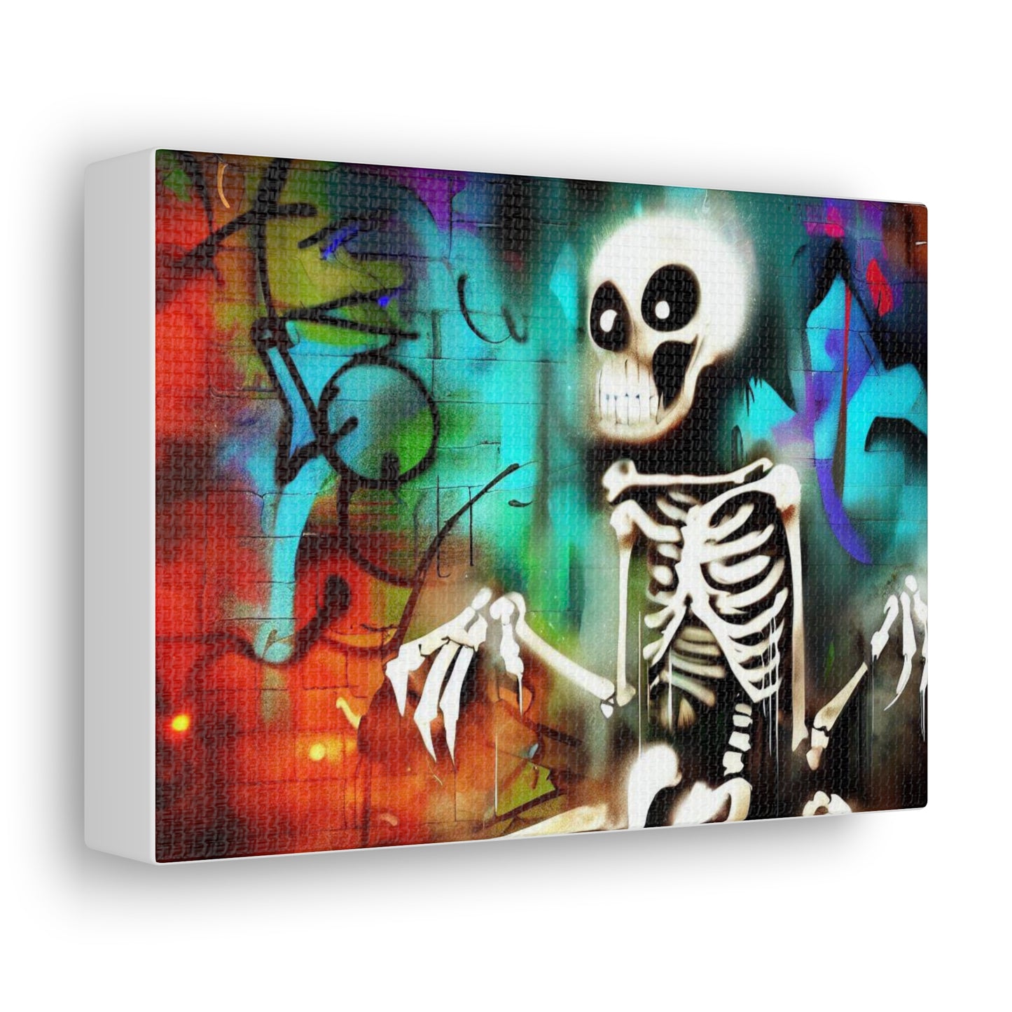 Halloween art, Skeleton canvas prints, Scary Halloween decor, Halloween home decor, Halloween wall, Gothic wall decor, Canvas Gallery Wraps - SaviTraviDesigns