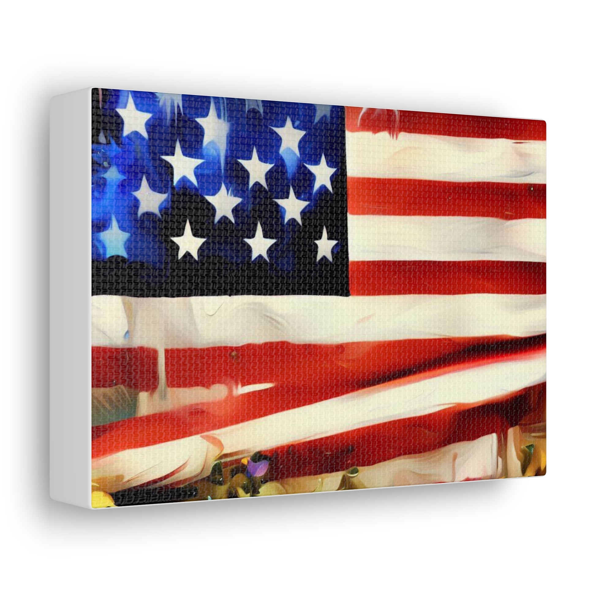 American Flag wall art, Flag wall art, Canvas Gallery Wraps - SaviTraviDesigns