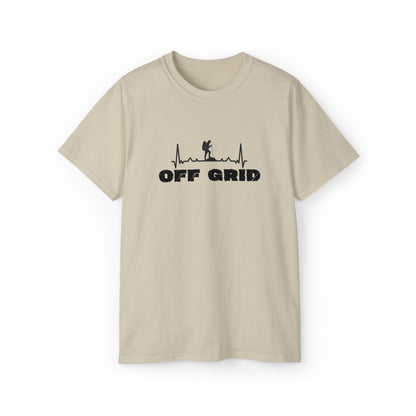 Off Grid T-Shirt, Outdoor Graphic T-shirt, Adventure T-Shirts, Nature Tees, Hiking T-Shirts, Camping Graphic Shirts, Mountain Tee Shirts - SaviTraviDesigns