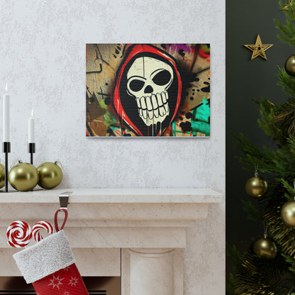 Halloween art, Skeleton canvas prints, Scary Halloween decor, Halloween home decor, Halloween wall, Gothic wall decor, Canvas Gallery Wraps - SaviTraviDesigns