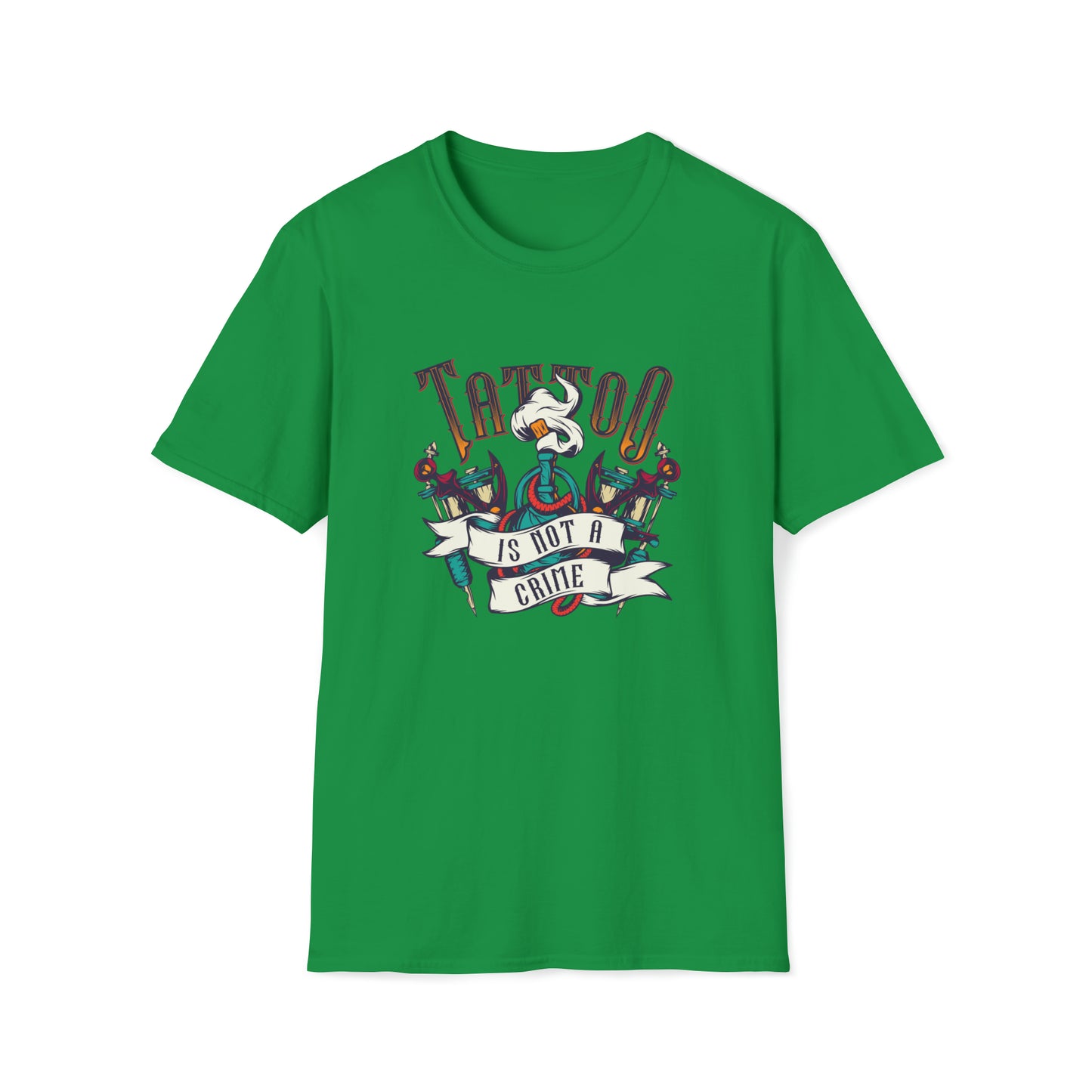 Tattoo Is Not A Crime |Beach Lifestyle Shirts | Summer Vibe Apparel Irish Green