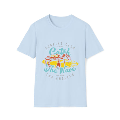 Catch The Wave, Beachwear Graphics, Tropical T-Shirt Designs, Ocean-Inspired Shirts, Surfing Graphics, Sun and Sand Apparel, Summer Wardrobe Essentials - SaviTraviDesigns