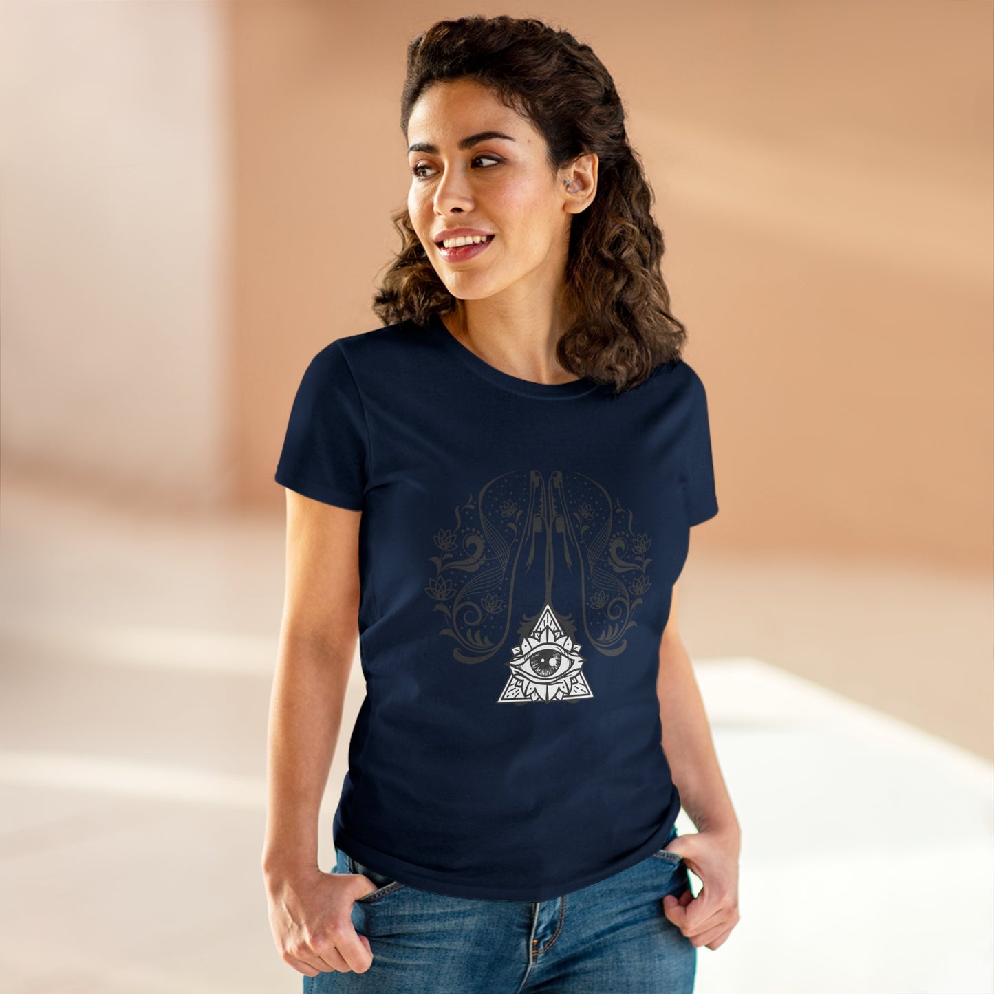 Meditation T-Shirts, Yoga Graphic Tees, Mindfulness Apparel, Zen T-Shirts, Spiritual Shirts, Chakra Tees, Womens T-Shirt