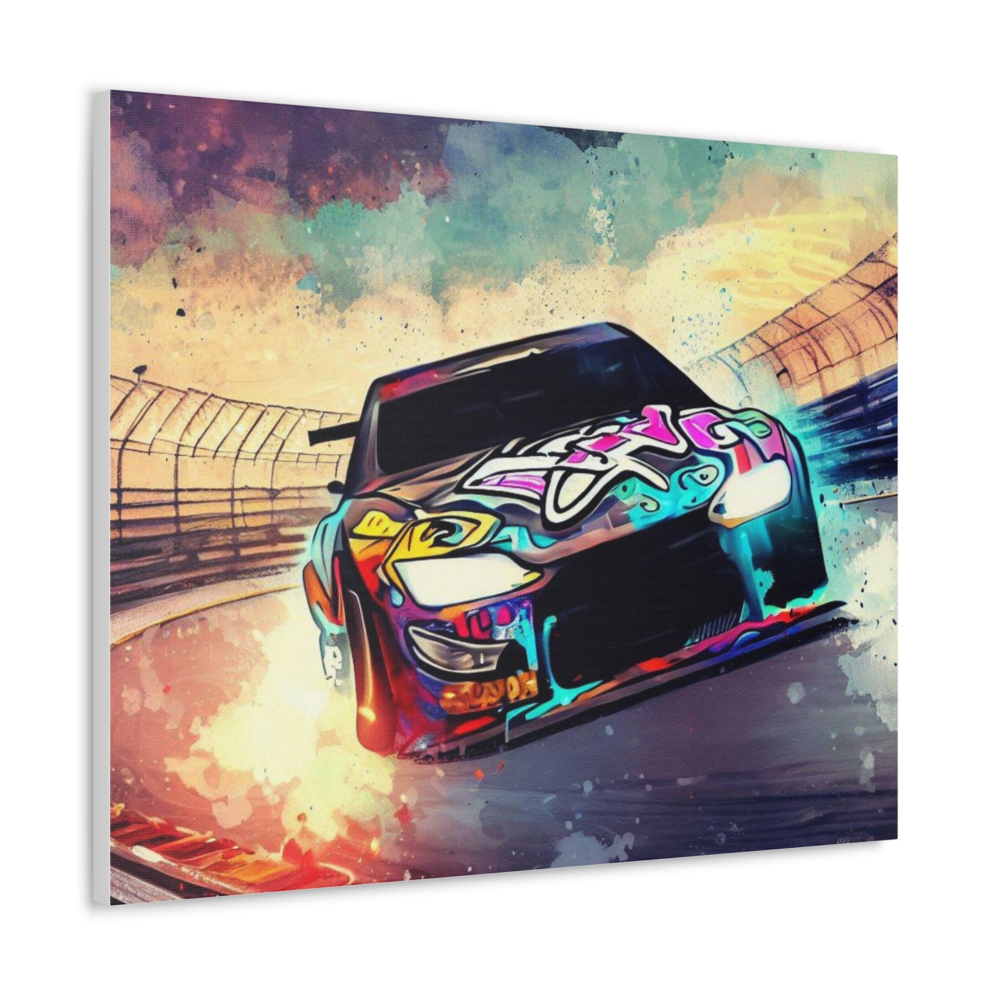 Street Racing, Nascar, Graffiti art prints, Street art canvas, Urban art decor, Graffiti-style wall art, Graffiti canvas prints, Street art posters - SaviTraviDesigns