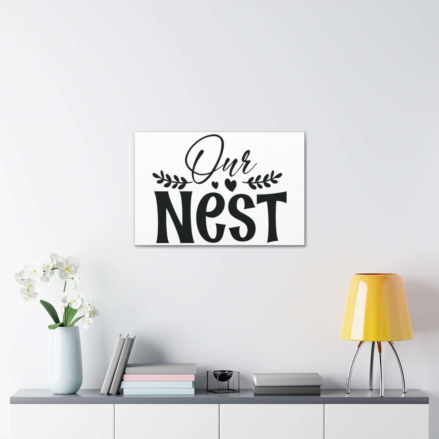 Our Nest, Home decor quotes, House and home signs, Inspirational home quotes, Home sweet home signs, Welcome home signs, Family home quotes, Living room wall quotes - SaviTraviDesigns