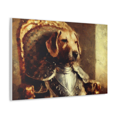 Fancy Dog, Canvas Dog Art, Dog Wall Art, Canine Canvas Art,Canvas Gallery Wraps