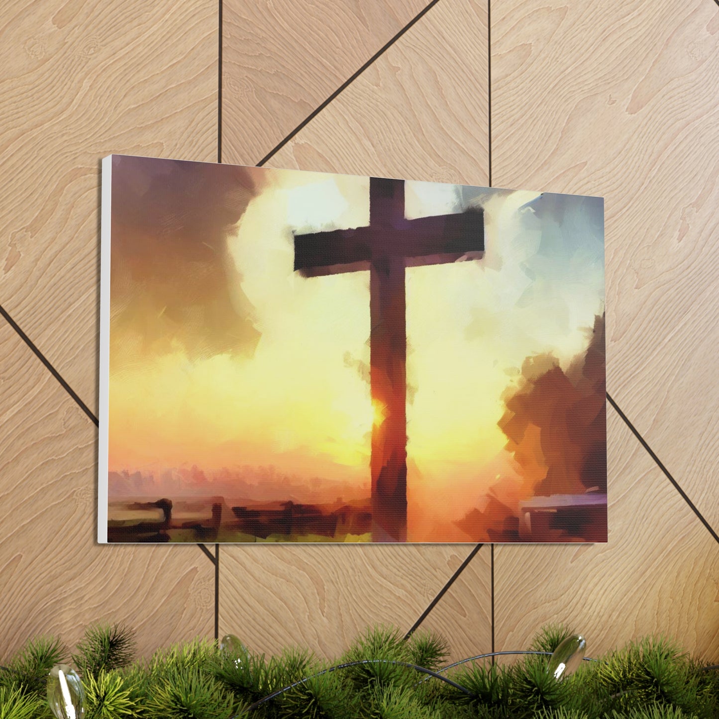 Christian wall art, Cross wall art, Country art, Canvas Gallery Wraps - SaviTraviDesigns