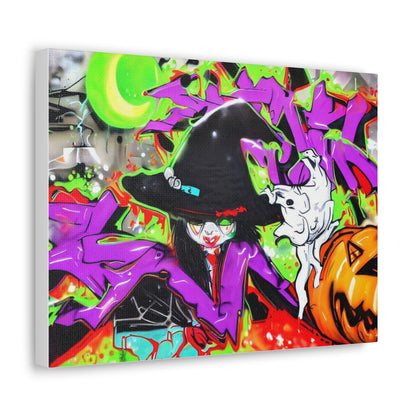 Halloween art, Witch canvas prints, Scary Halloween decor, Halloween home decor, Halloween wall, Gothic wall decor, Canvas Gallery Wraps