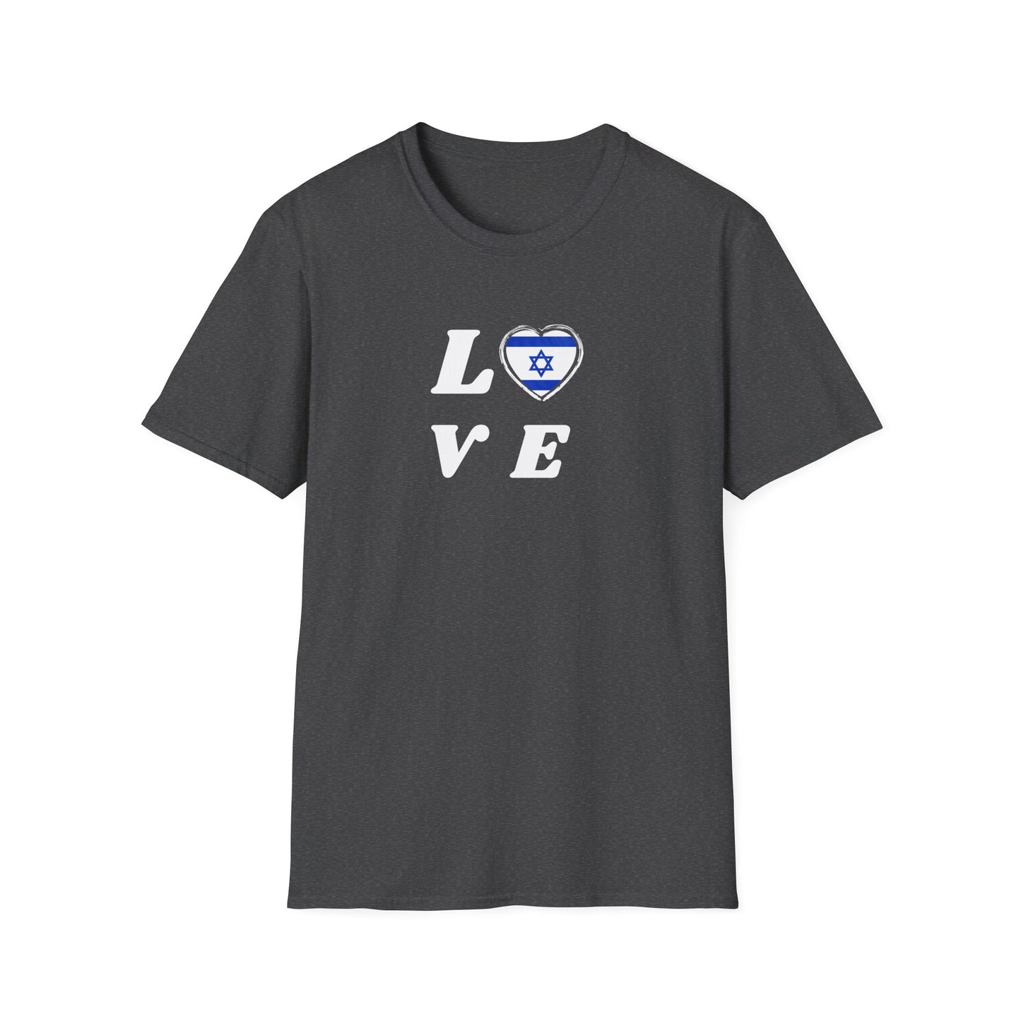 Love Israel Graphic T-Shirt Dark Heather