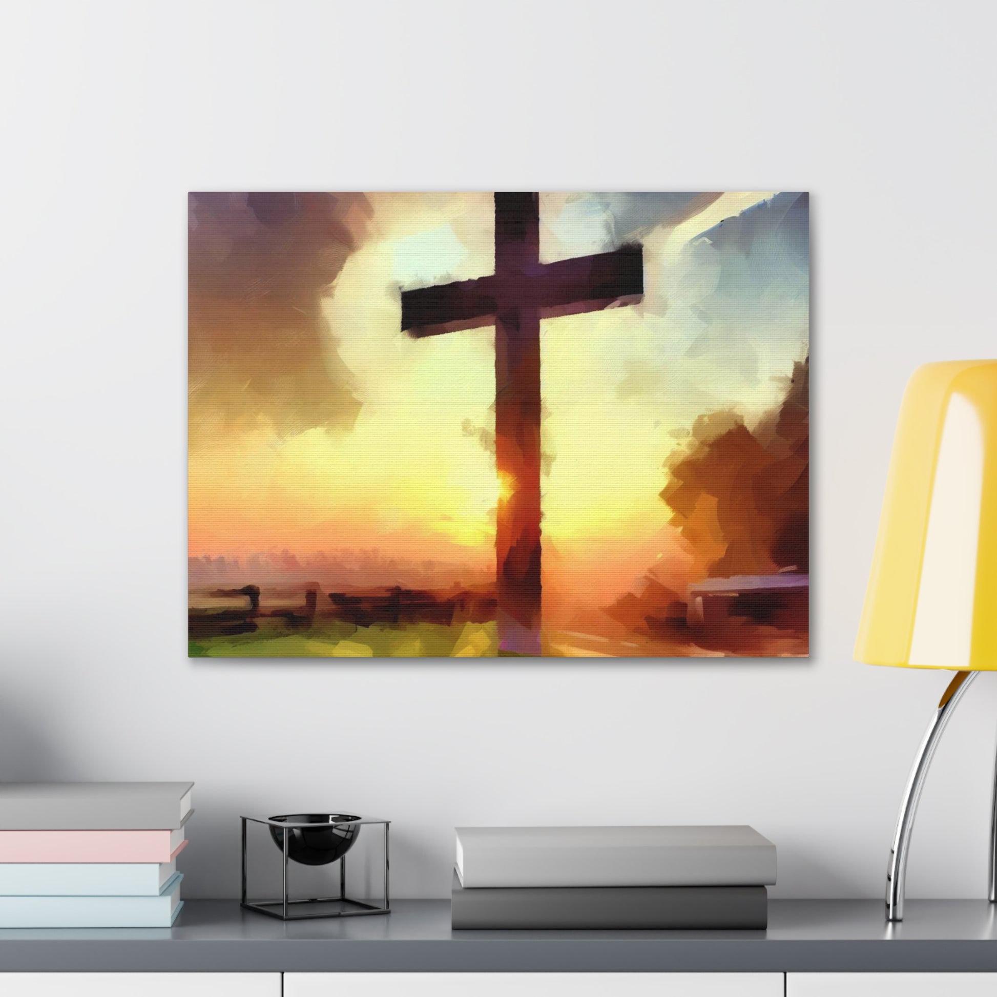 Christian wall art, Cross wall art, Country art, Canvas Gallery Wraps - SaviTraviDesigns