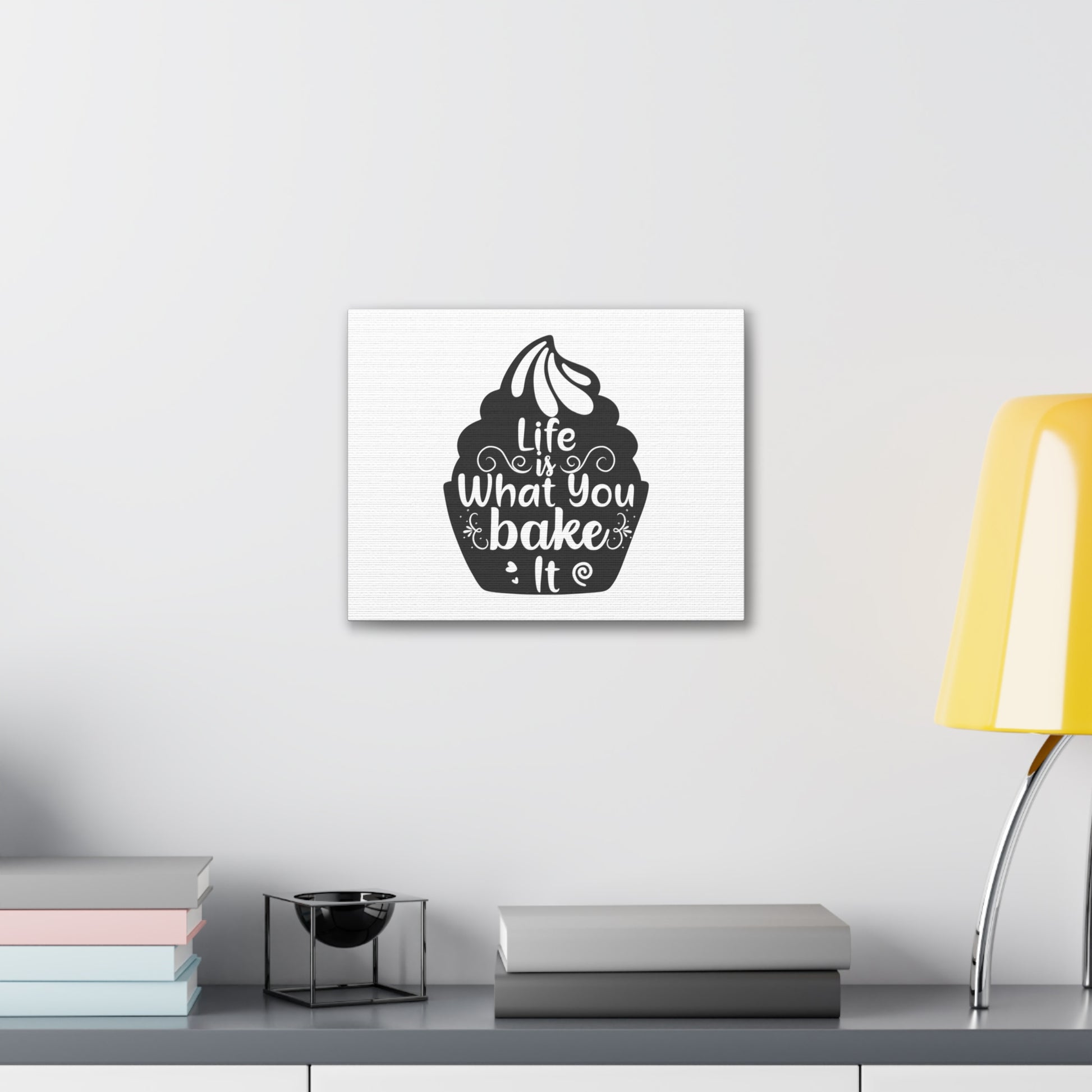 Life Is What You Bake It, Kitchen quote canvas prints, Kitchen wall decor quotes, Kitchen canvas art, Funny kitchen quotes on canvas, Inspirational kitchen quotes - SaviTraviDesigns