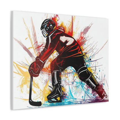 Graffiti Hockey Player, Graffiti art prints, Street art canvas, Urban art decor, Graffiti-style wall art, Graffiti canvas prints, Street art posters - SaviTraviDesigns