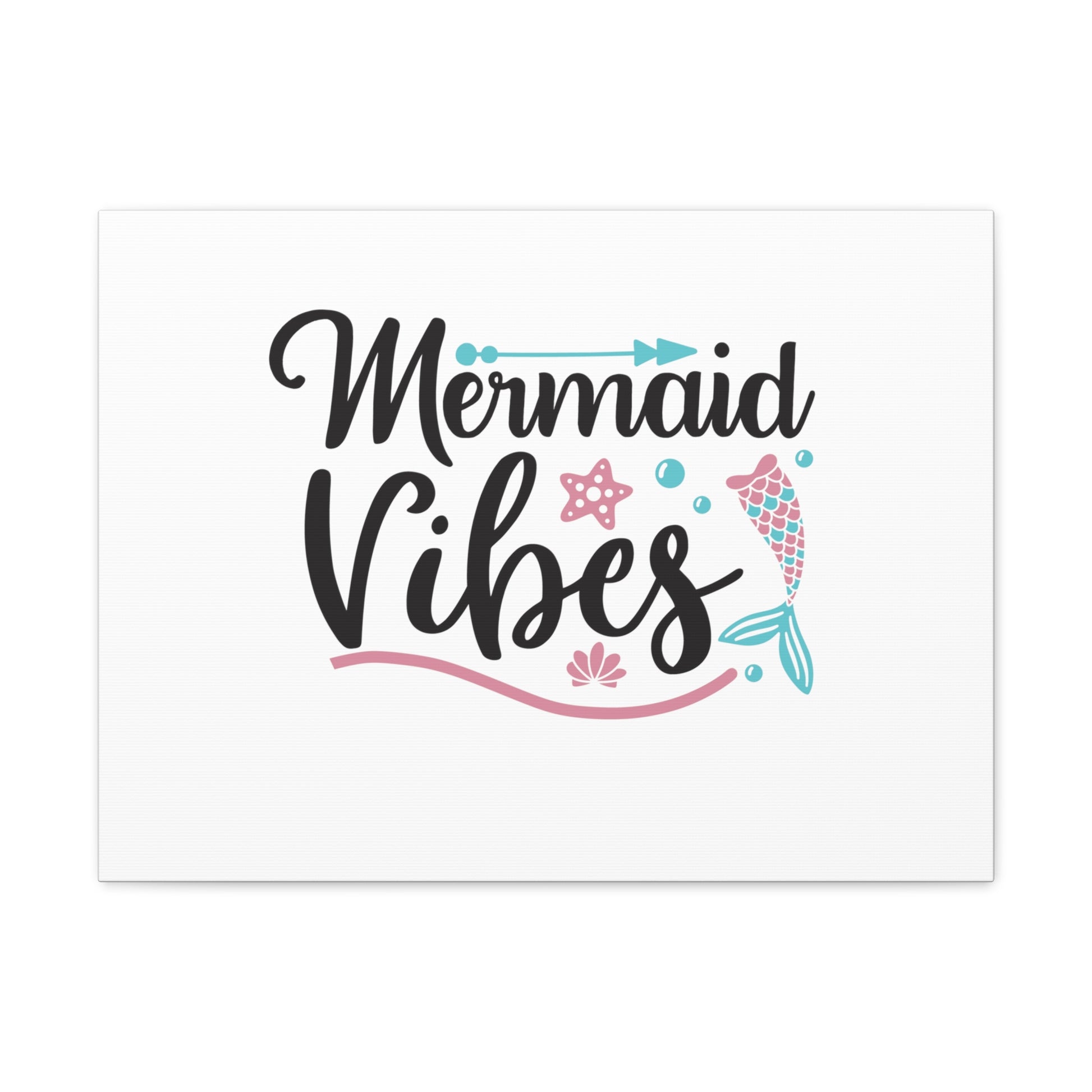 Mermaid Vibes, Mermaid Wall Art, Coastal Mermaid Decor, Beach House Mermaid Signs, Nautical Mermaid Decor, Mermaid Nursery Wall Decor - SaviTraviDesigns