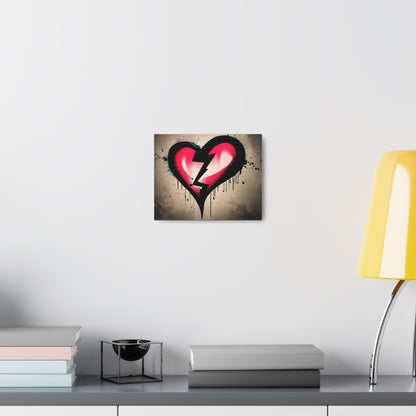 Broken Heart, Graffiti art prints, Street art canvas, Urban art decor, Graffiti-style wall art, Graffiti canvas prints, Street art posters - SaviTraviDesigns