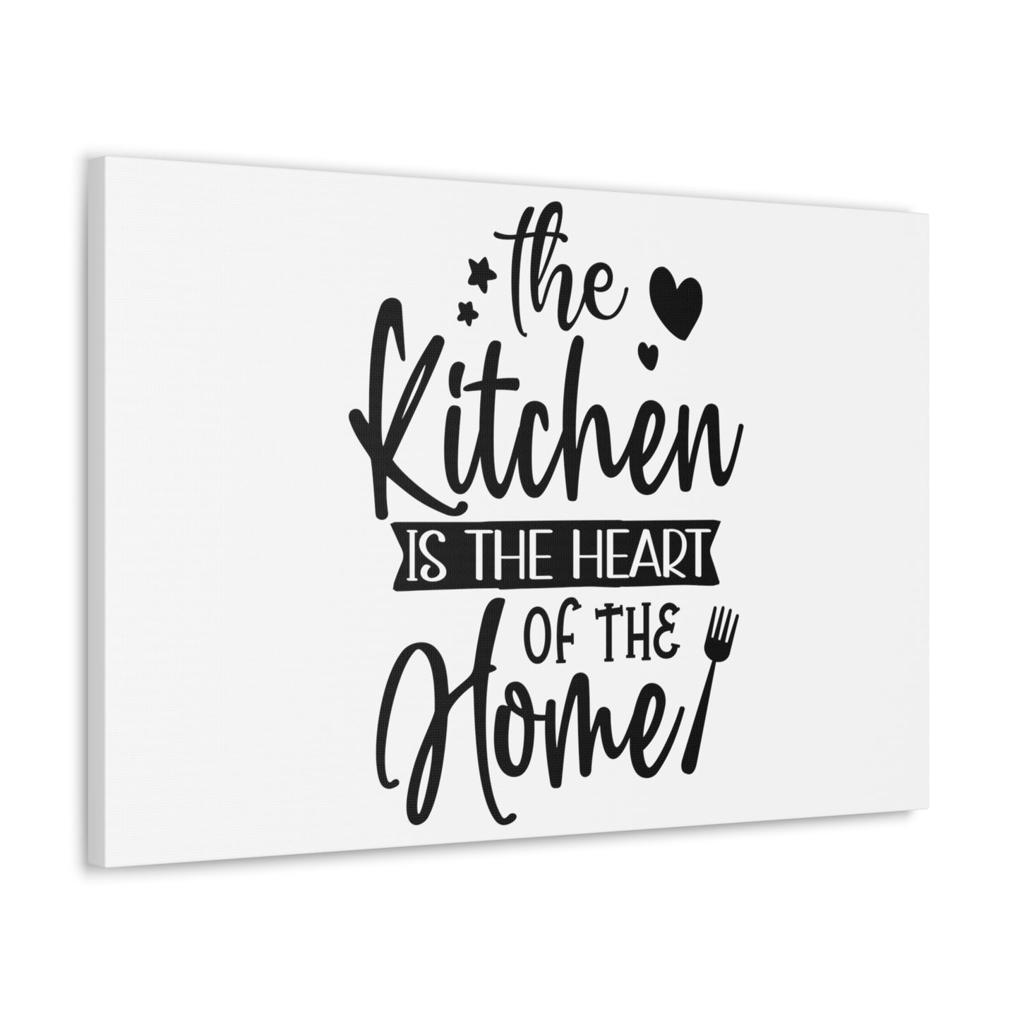 The Kitchen Is Heart Of The Home, Kitchen quote canvas prints, Kitchen wall decor quotes, Kitchen canvas art, Funny kitchen quotes on canvas, Inspirational kitchen quotes