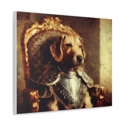 Fancy Dog, Canvas Dog Art, Dog Wall Art, Canine Canvas Art,Canvas Gallery Wraps