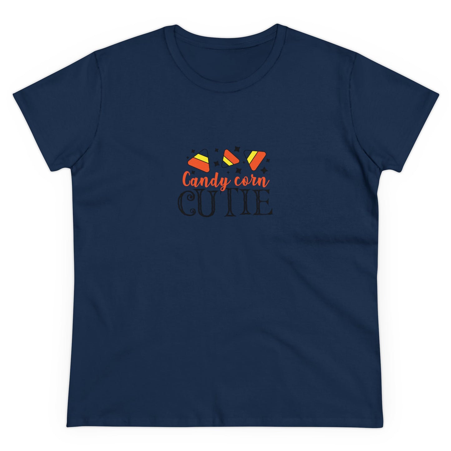 Candy Corn Cutie, Halloween Graphic Shirts, Spooky Halloween Shirts, Scary Halloween Shirt Designs, Cute Halloween Graphic Tees, Funny Halloween Shirt Ideas Navy