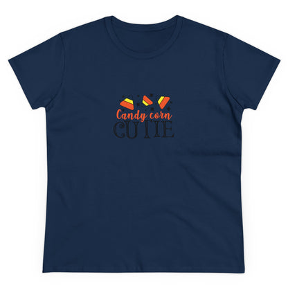 Candy Corn Cutie, Halloween Graphic Shirts, Spooky Halloween Shirts, Scary Halloween Shirt Designs, Cute Halloween Graphic Tees, Funny Halloween Shirt Ideas Navy