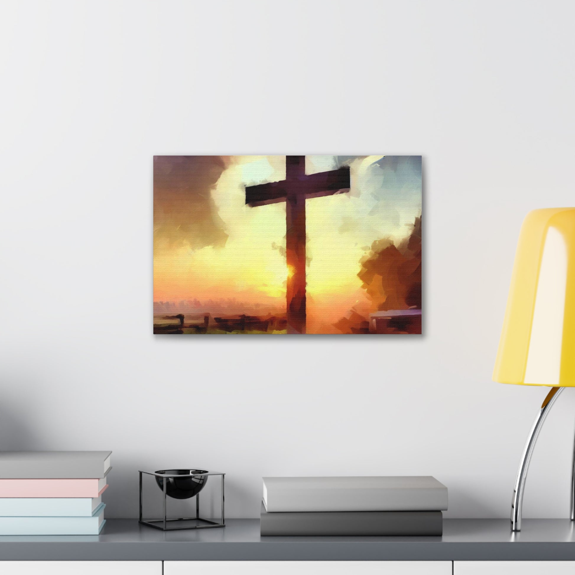 Christian wall art, Cross wall art, Country art, Canvas Gallery Wraps - SaviTraviDesigns