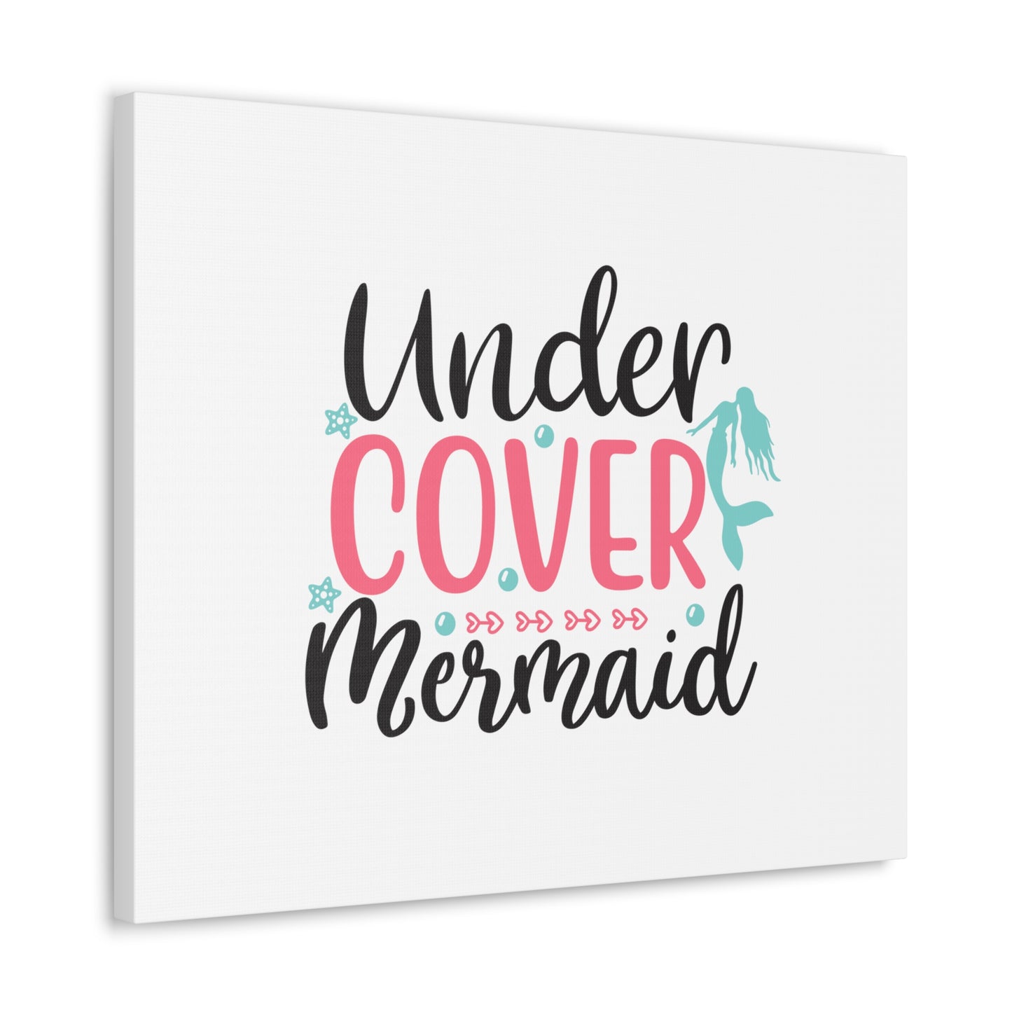 Under Cover Mermaid, Mermaid Wall Art, Coastal Mermaid Decor, Beach House Mermaid Signs, Nautical Mermaid Decor, Mermaid Nursery Wall Decor - SaviTraviDesigns