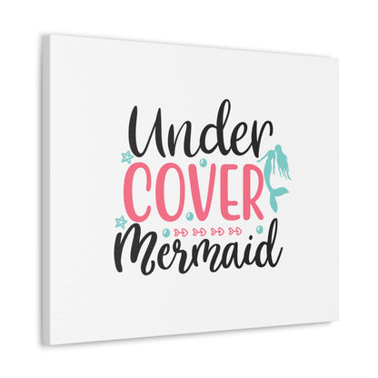 Under Cover Mermaid, Mermaid Wall Art, Coastal Mermaid Decor, Beach House Mermaid Signs, Nautical Mermaid Decor, Mermaid Nursery Wall Decor - SaviTraviDesigns