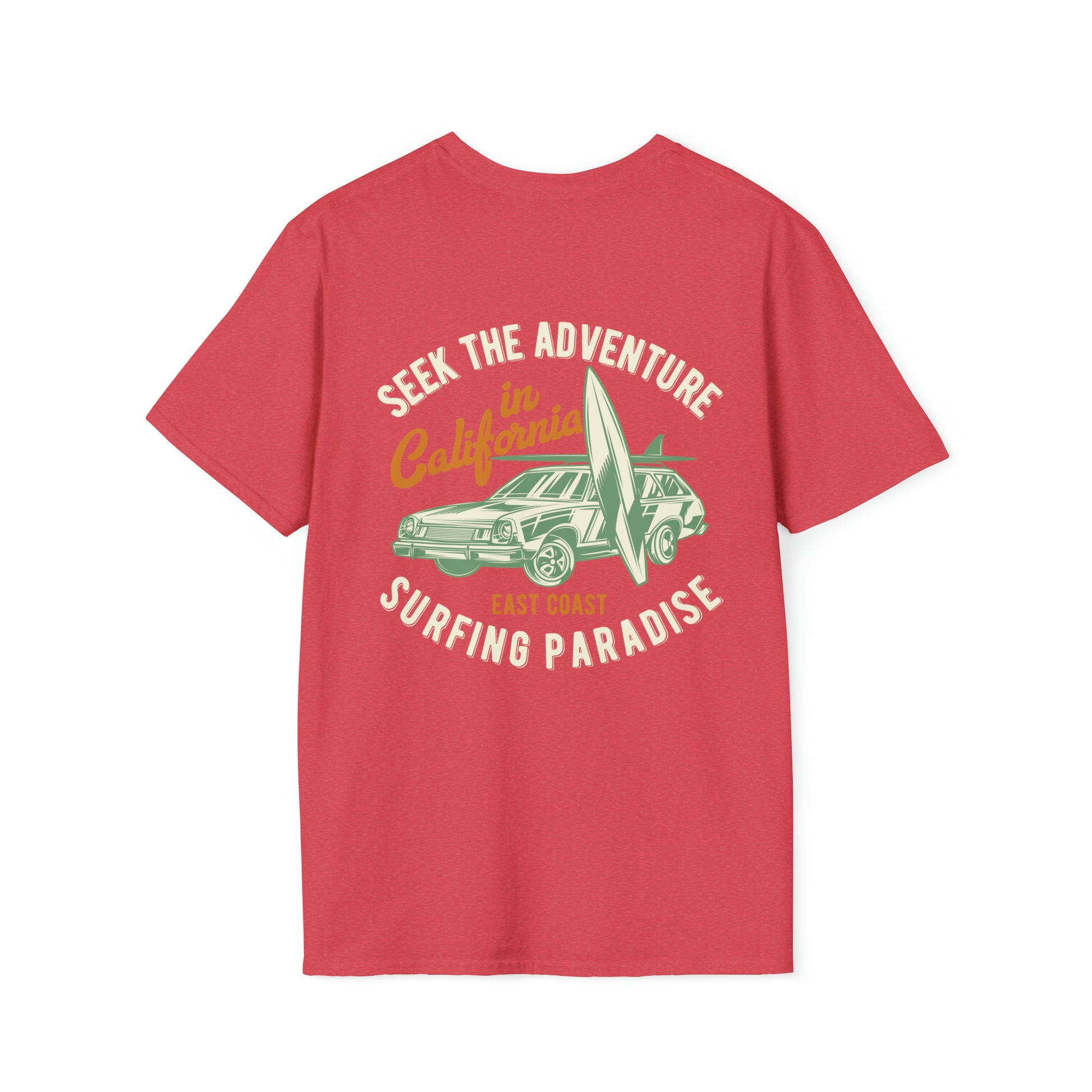 Seek The Adventure, Surfing Paradise, Beachwear Graphics, Tropical T-Shirt Designs, Ocean-Inspired Shirts, Surfing Graphics, Sun and Sand Apparel, Summer Wardrobe Essentials - SaviTraviDesigns