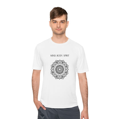 Mind Body Spirit Shirt, Graphic T-shirt, Moisture Wicking Tee