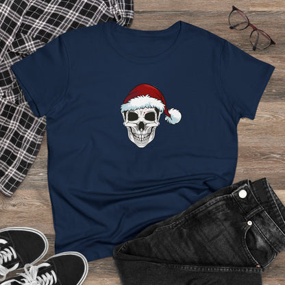 Skeleton Santa Hat, Christmas Graphic Shirts, Festive Holiday T-Shirts, Ugly Christmas Sweater Tees, Funny Christmas Shirt Designs, Cute Xmas Graphic Tees