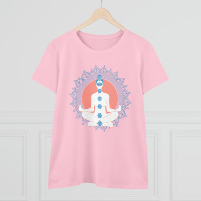 Meditation T-Shirts, Yoga Graphic Tees, Mindfulness Apparel, Zen T-Shirts, Spiritual Shirts, Chakra Tees, Womens T-Shirt