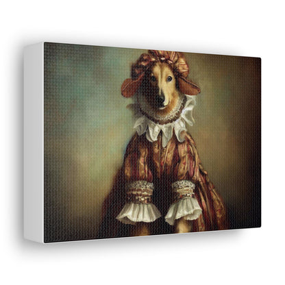 Fancy Dog, Canvas Dog Art, Dog Wall Art, Canine Canvas Art,Canvas Gallery Wraps, Pet Art