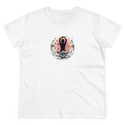 Calming Pose Boho Zen Shirts for Women – Peaceful and Stylish Graphic Designs