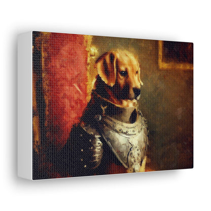 Fancy Dog, Canvas Dog Art, Dog Wall Art, Canine Canvas Art,Canvas Gallery Wraps, Pet Art, King Dog