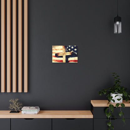 Christian wall art, Flag wall art, Canvas Gallery Wraps - SaviTraviDesigns