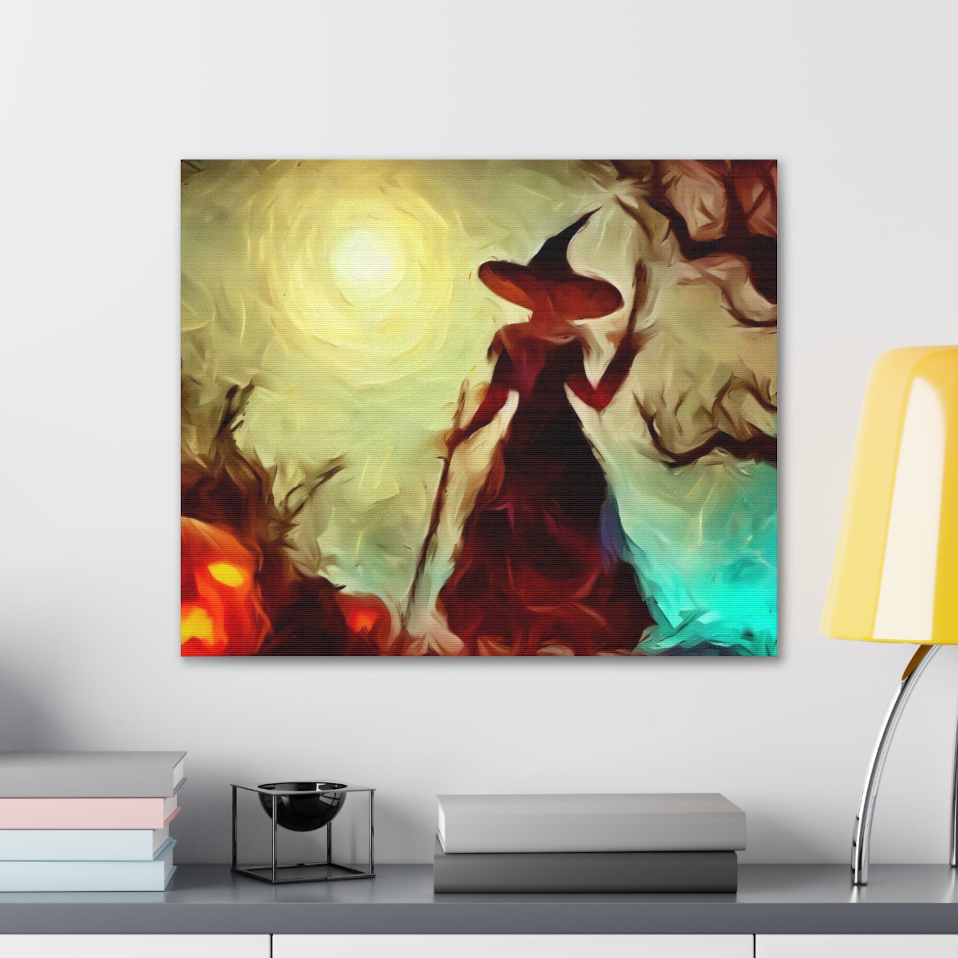 Halloween art, Witch canvas prints, Scary Halloween decor, Halloween home decor, Halloween wall, Gothic wall decor, Canvas Gallery Wraps - SaviTraviDesigns