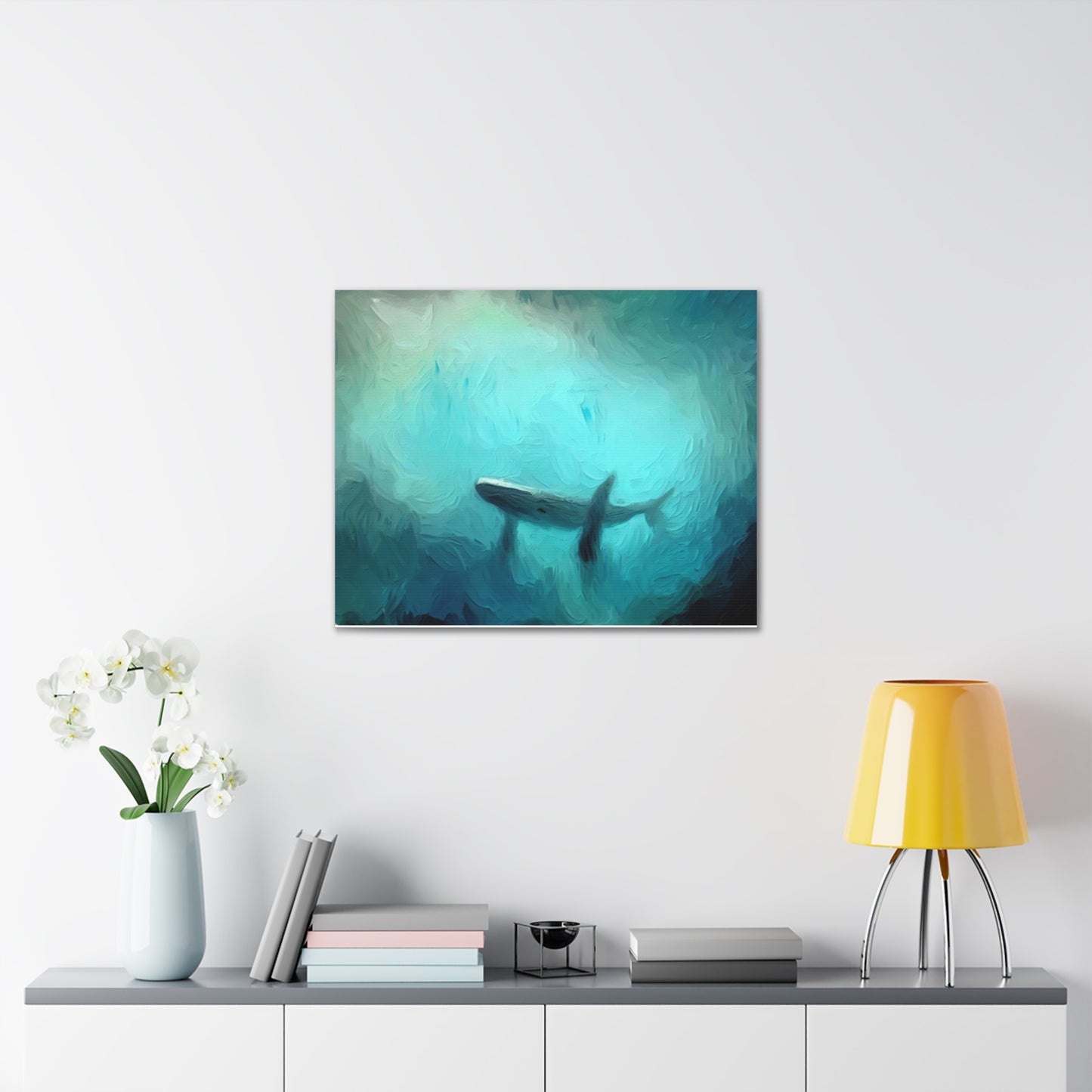 Giant Whale Oil Painting Canvas