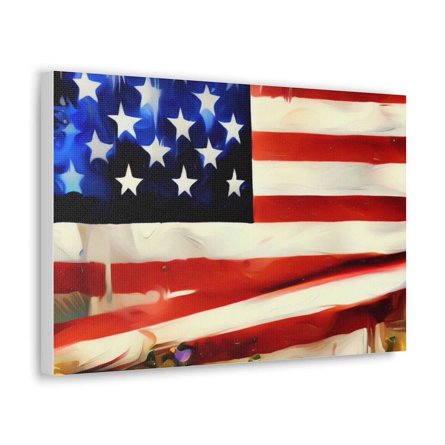 American Flag wall art, Flag wall art, Canvas Gallery Wraps - SaviTraviDesigns