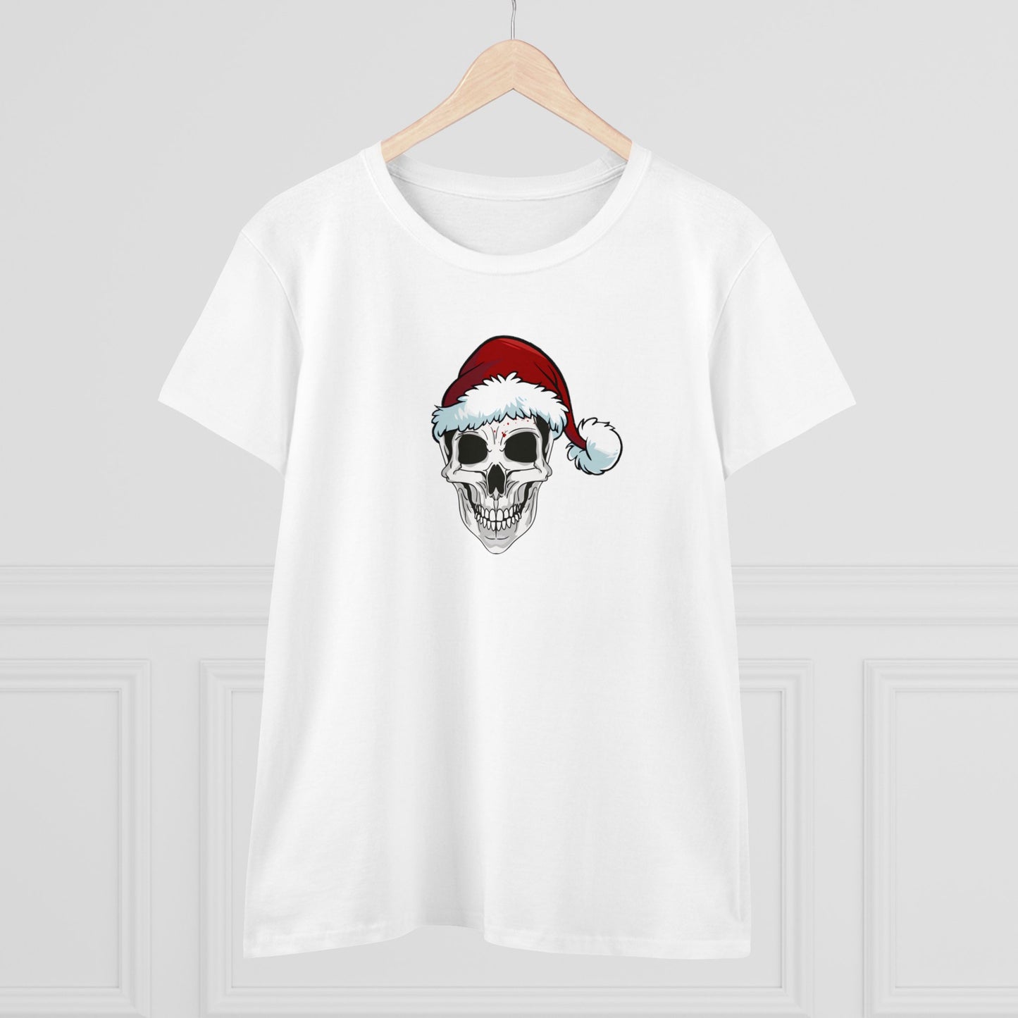 Skeleton Santa Hat, Christmas Graphic Shirts, Festive Holiday T-Shirts, Ugly Christmas Sweater Tees, Funny Christmas Shirt Designs, Cute Xmas Graphic Tees