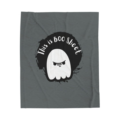 This is Boo Sheet Ghost -Velveteen Plush Blanket